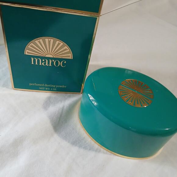 MAROC PERFUMED DUSTING POWDER 4 oz NEW EXTREMELY RARE/HTF - Picture 2 of 7